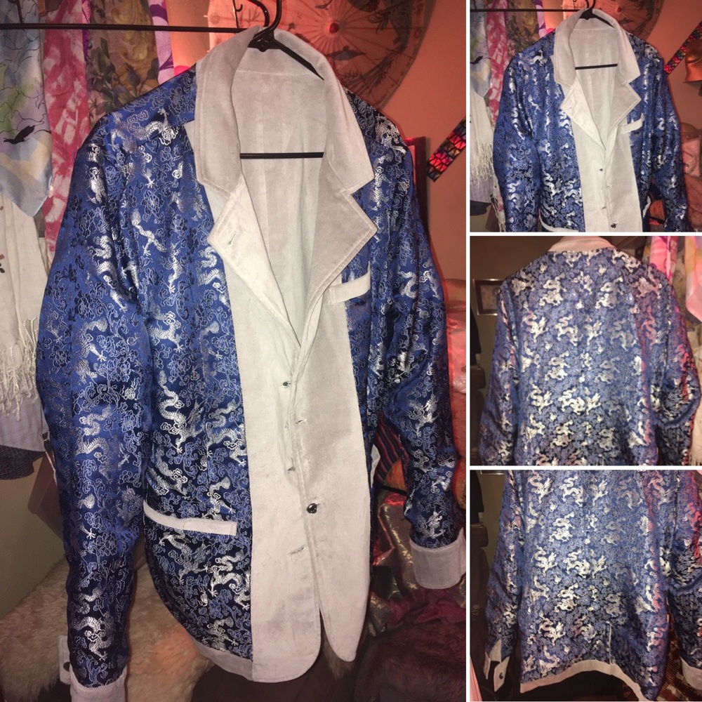 Fresh new Betabrand reversible smoking jacket